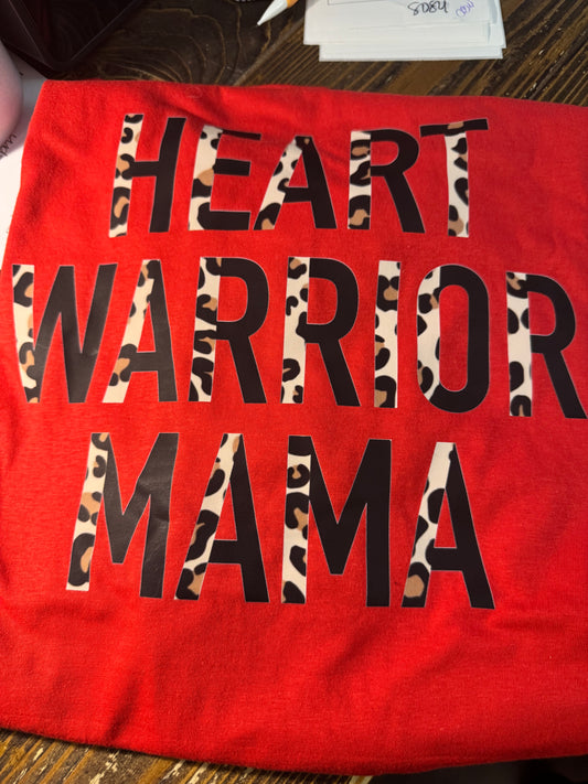 RTS: HEART WARRIOR MAMA (ADULT 2X TEE)