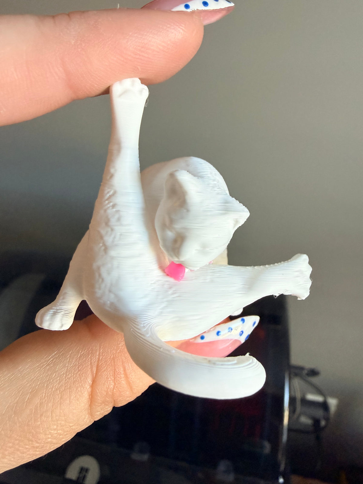 Cat Grooming 3D Collectible