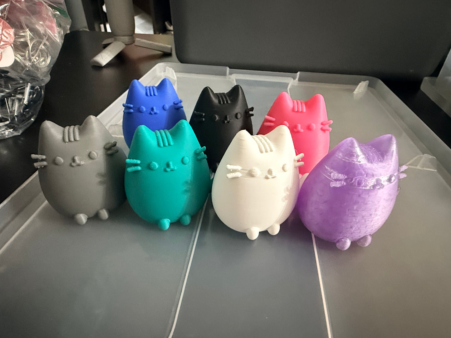 Pusheen Cat 3D Collectible - Multiple Colors