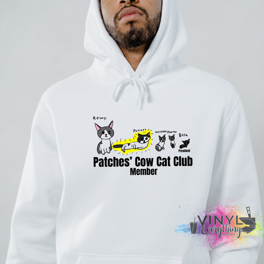 Patches' Cow Cat Club Member Hoodie