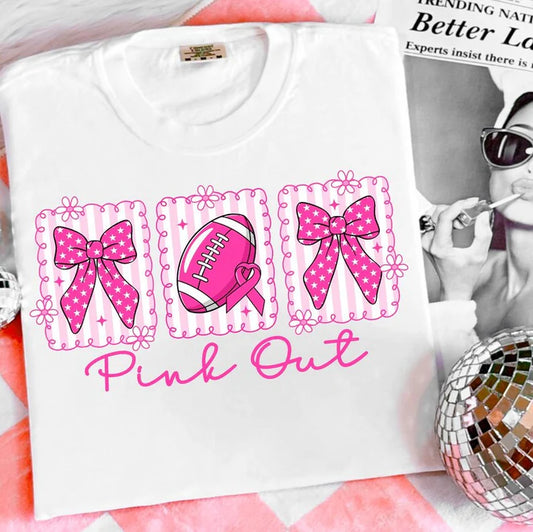 Football Pink Out Breast Cancer