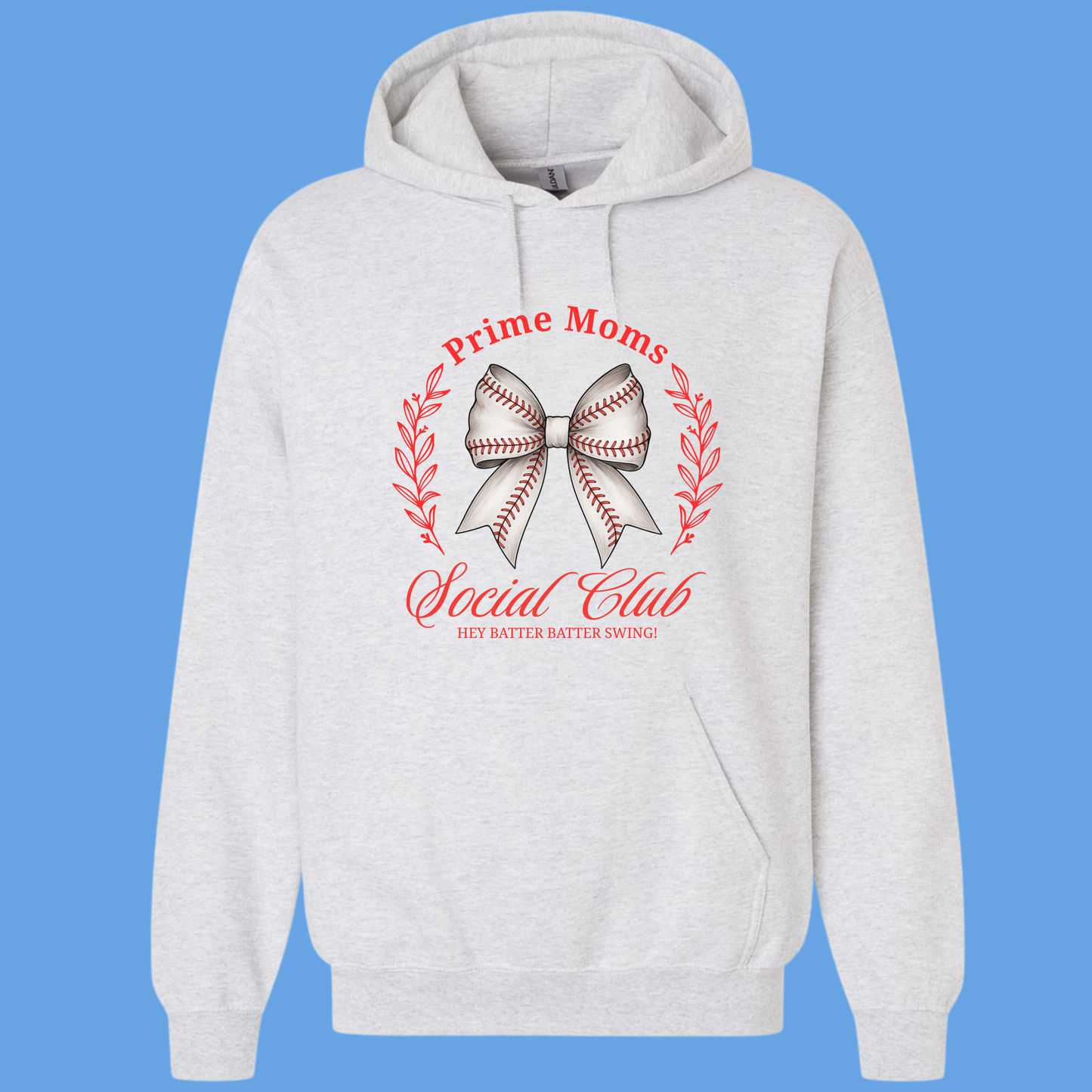 Prime Moms Social Club Sweatshirt/Hoodie - Red Letters