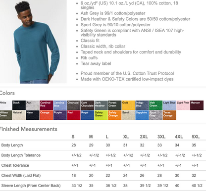 Patches' Journey Color Long Sleeve Shirt