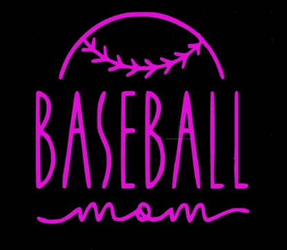Baseball Mom Car Decal