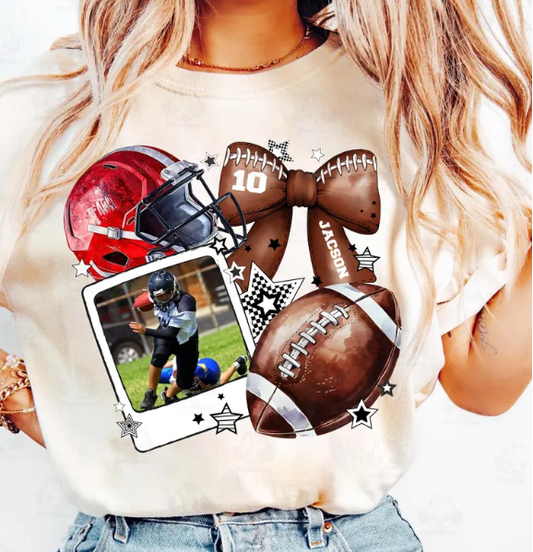 Custom Football Picture Apparel