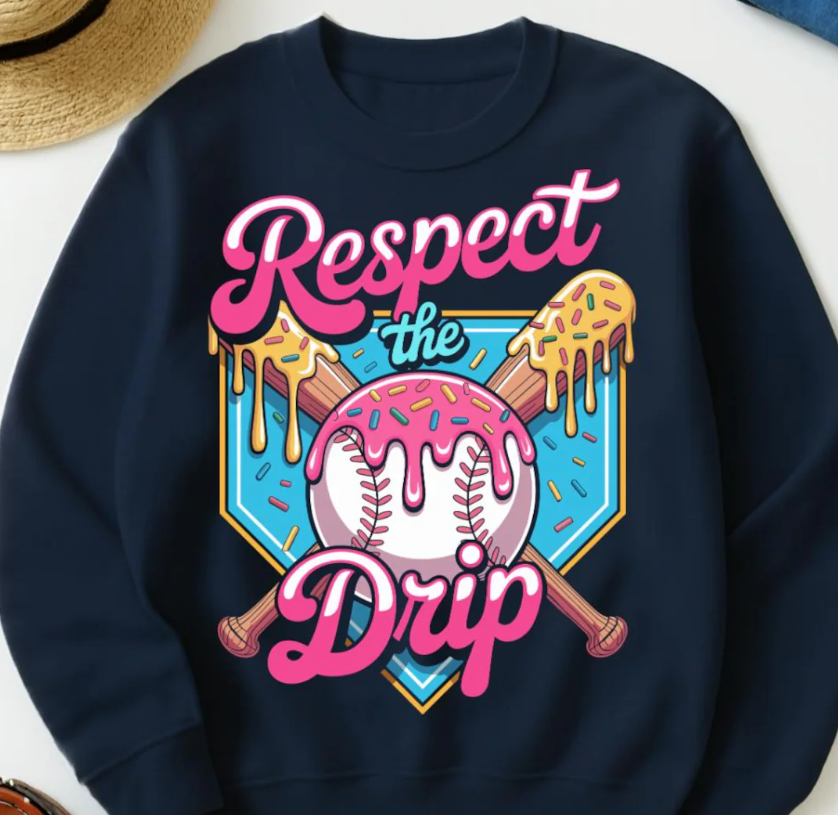 Respect the Drip Crewneck Sweatshirt