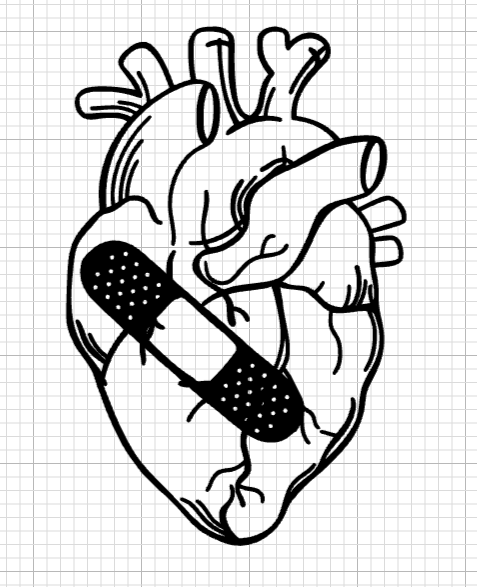 Heart with Bandaid