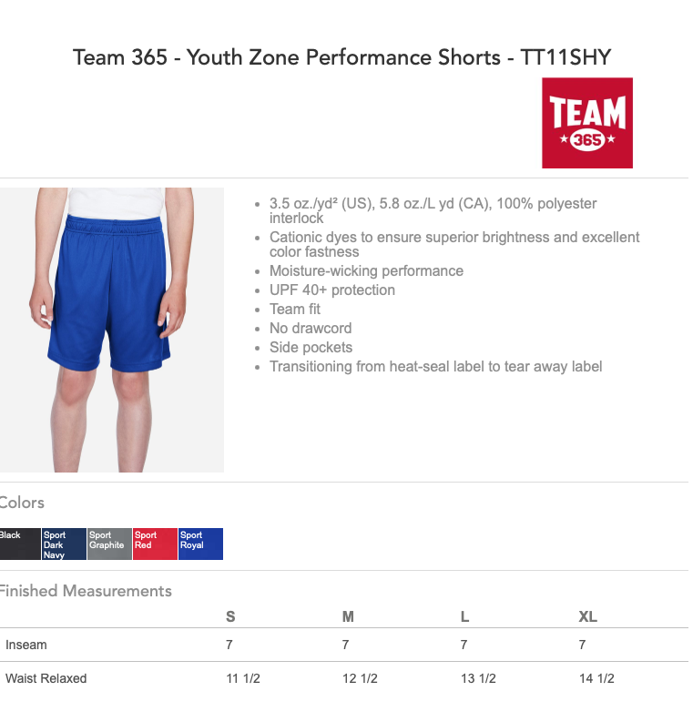 Prime Shorts - Youth