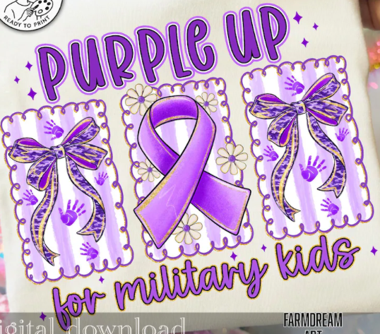 Purple Up for Military Kids