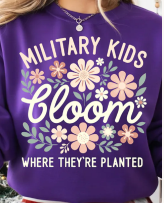 Military Kids Bloom Where They're Planted