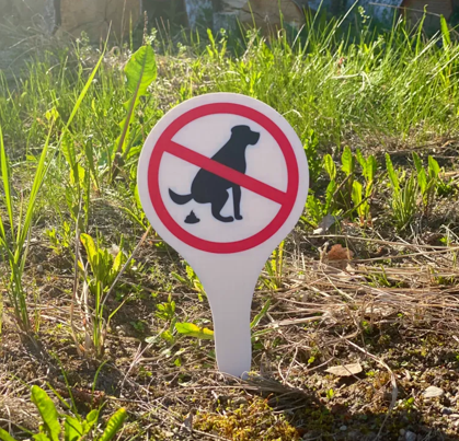 No Dog Poop Sign