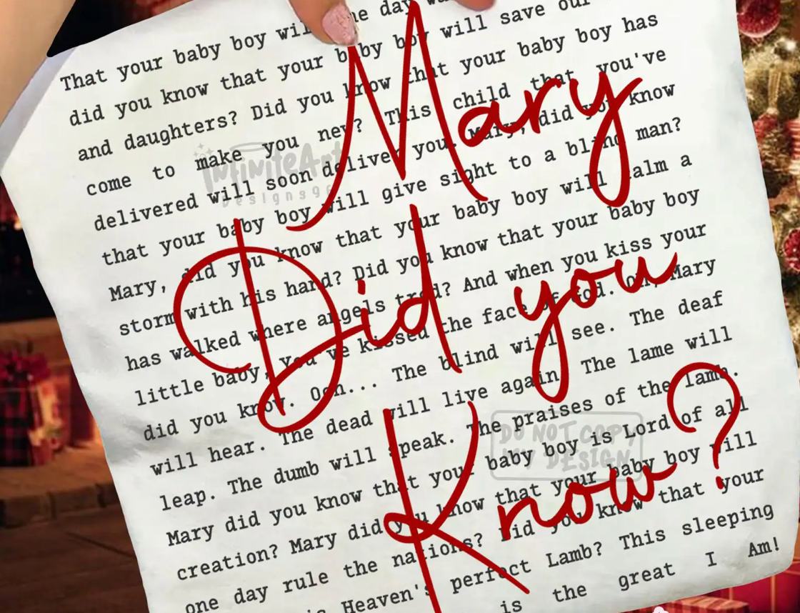 Mary Did You Know?