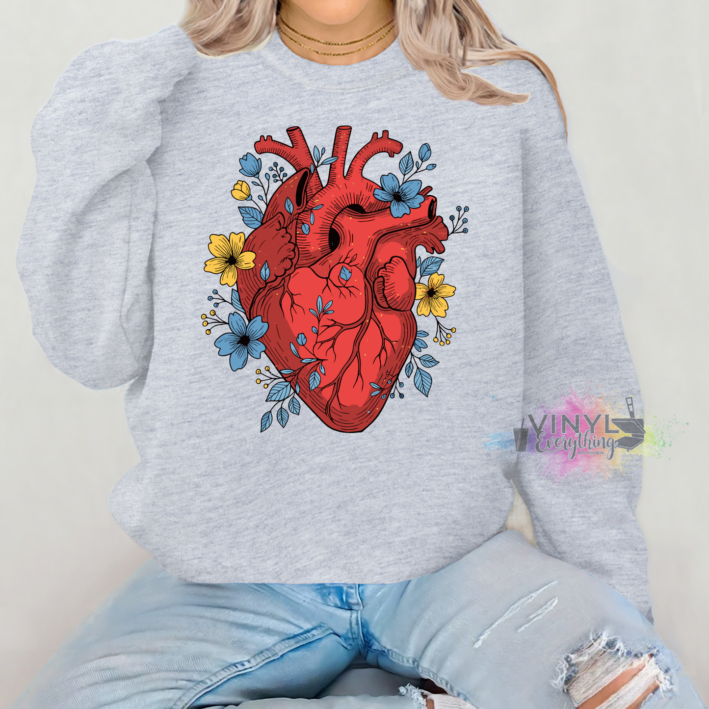 Colorful Anatomical Heart