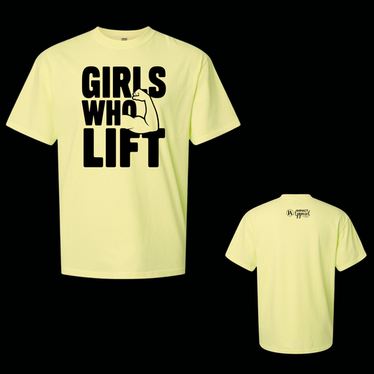 Girls Who Lift Comfort Colors Tee
