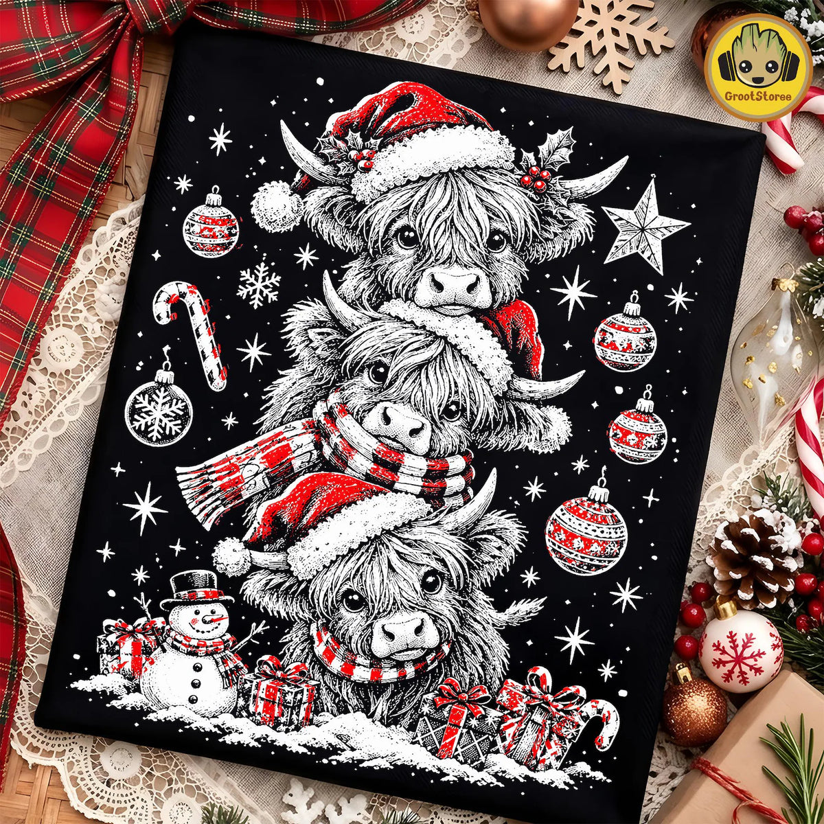 Highland Cow Christmas
