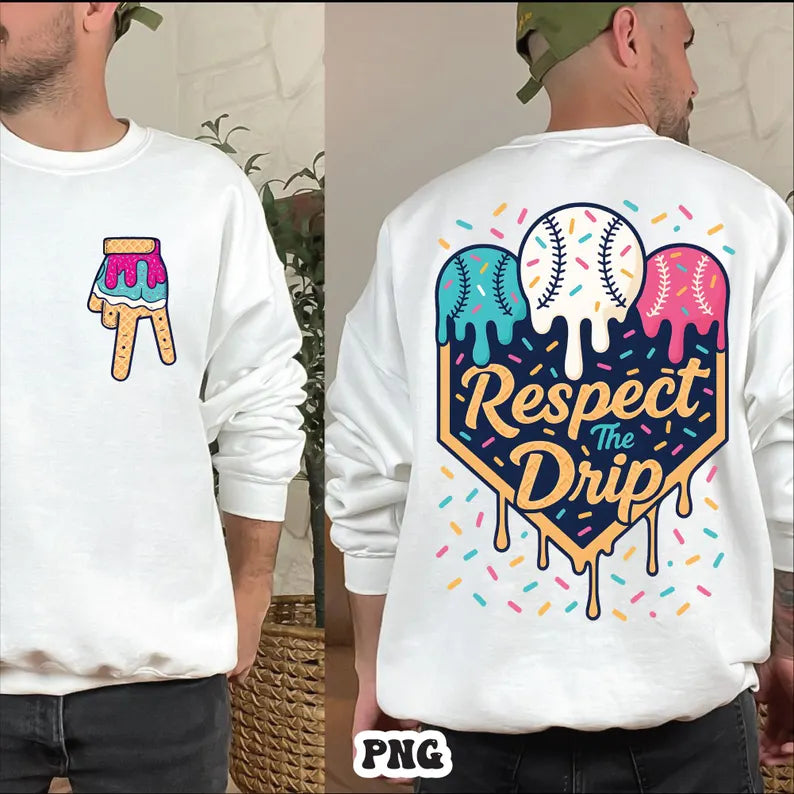 Respect the Drip Crewneck Sweatshirt