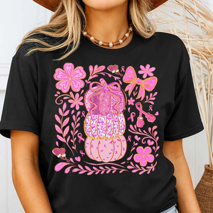 Preppy Breast Cancer Ribbon