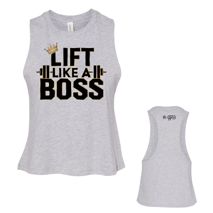 Lift Like A Boss Crop Tank
