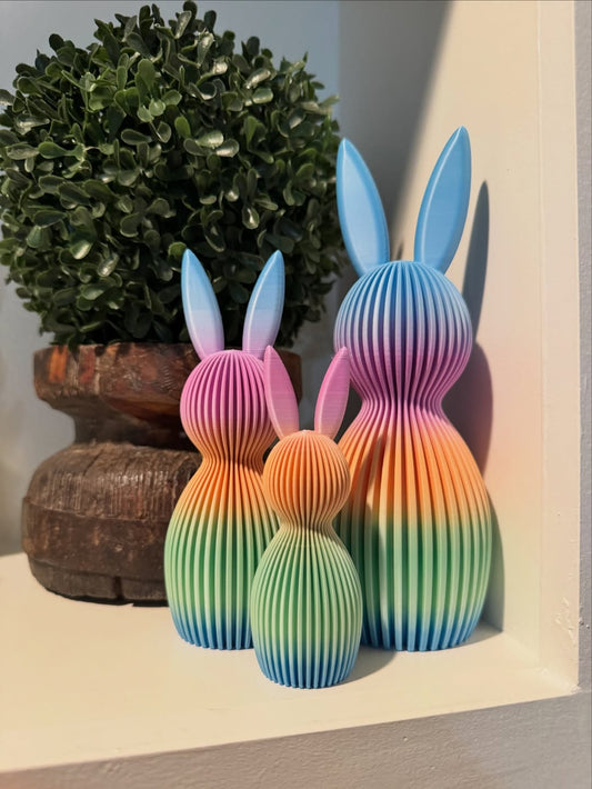 3D Easter Bunny Set