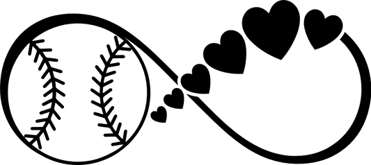 Infinity Softball Car Decal