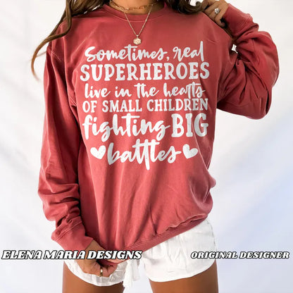 Sometimes, real superheros live in the hearts of small children