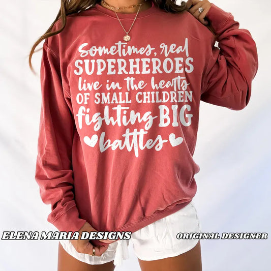 Sometimes, real superheros live in the hearts of small children