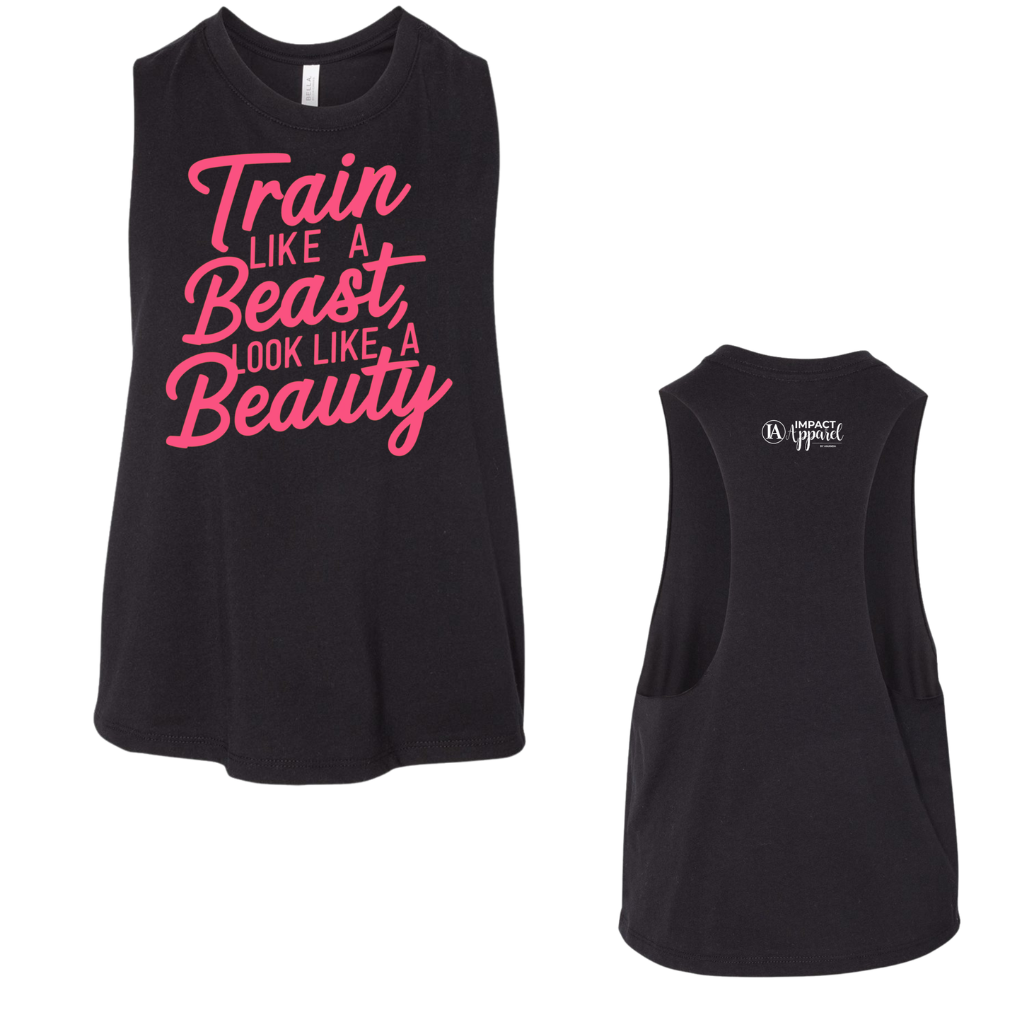 Train Like a Beast, Look like a Beauty Crop Tank
