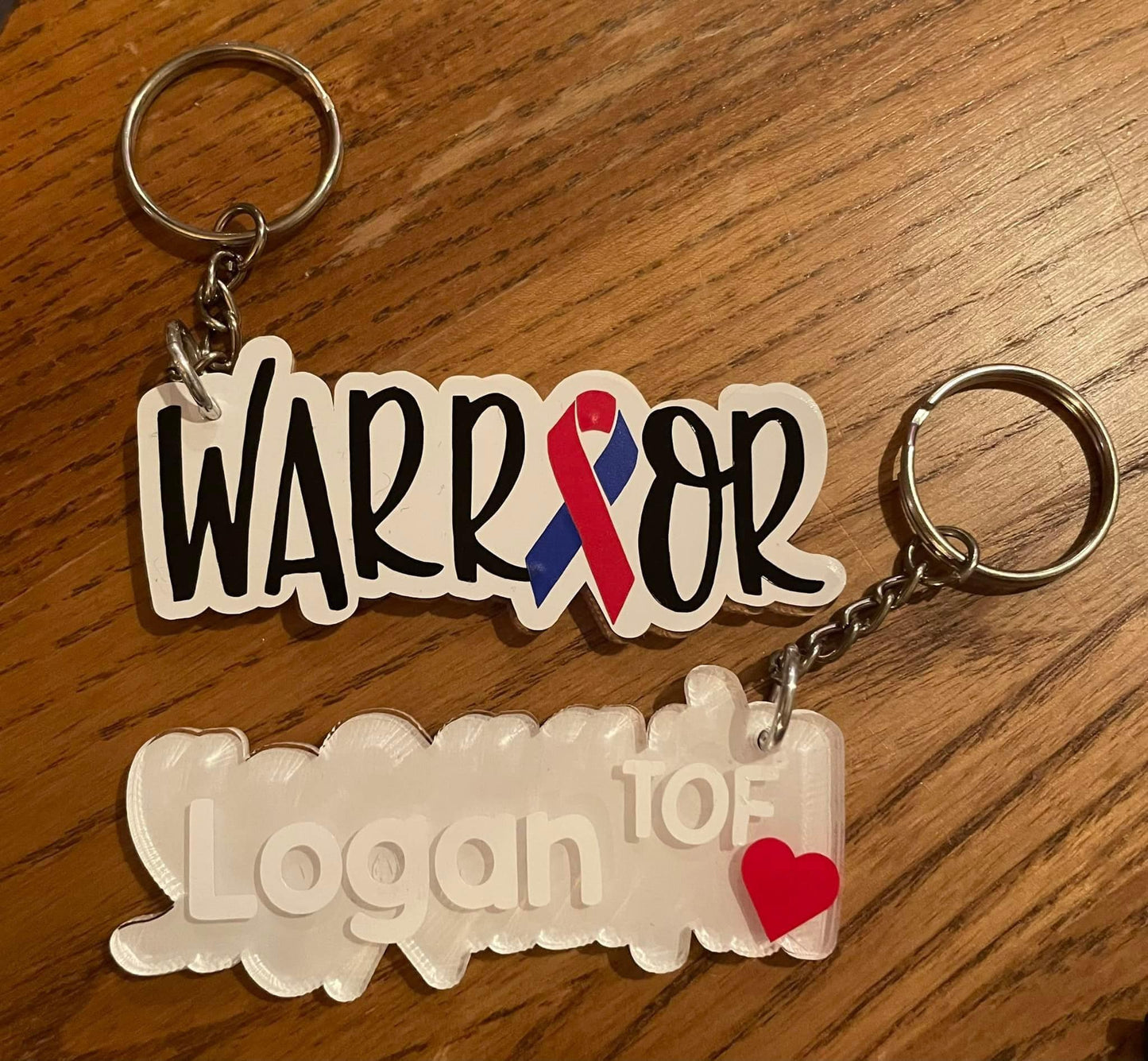 Custom Warrior Keychain